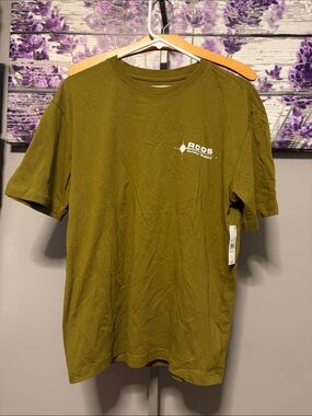 Reese Cooper Outdoor Supply Men's Short-Sleeve Crew T-Shirt in Olive NWT Size S